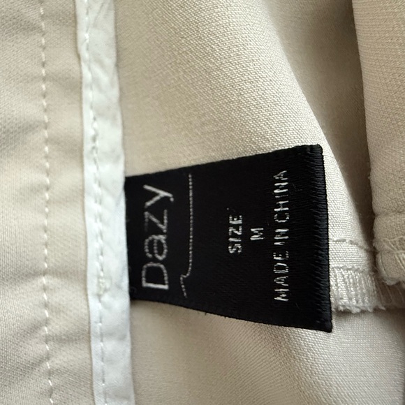 Tan button slacks - Picture 2 of 2